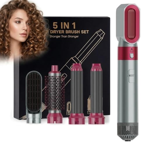 Bellora Beauty Milano MultiStyler 5 in 1—Styler Capelli Multifunzione Con Tecnologia Airflow Per Asciugare Lisciare E Creare Onde Ricci O Look Naturali A Casa (Rosa (Manuale In Inglese))